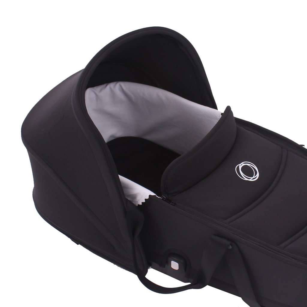 Funda Capazo Velcro para Bugaboo Bee 6 | Cubre Capazo Cuco Bebe | Vestidura Carro | Incluye Salvababas | Permite llevar el cubre pies | Paredes Acolchadas | Algodón 100% | PIQUE BLANCO