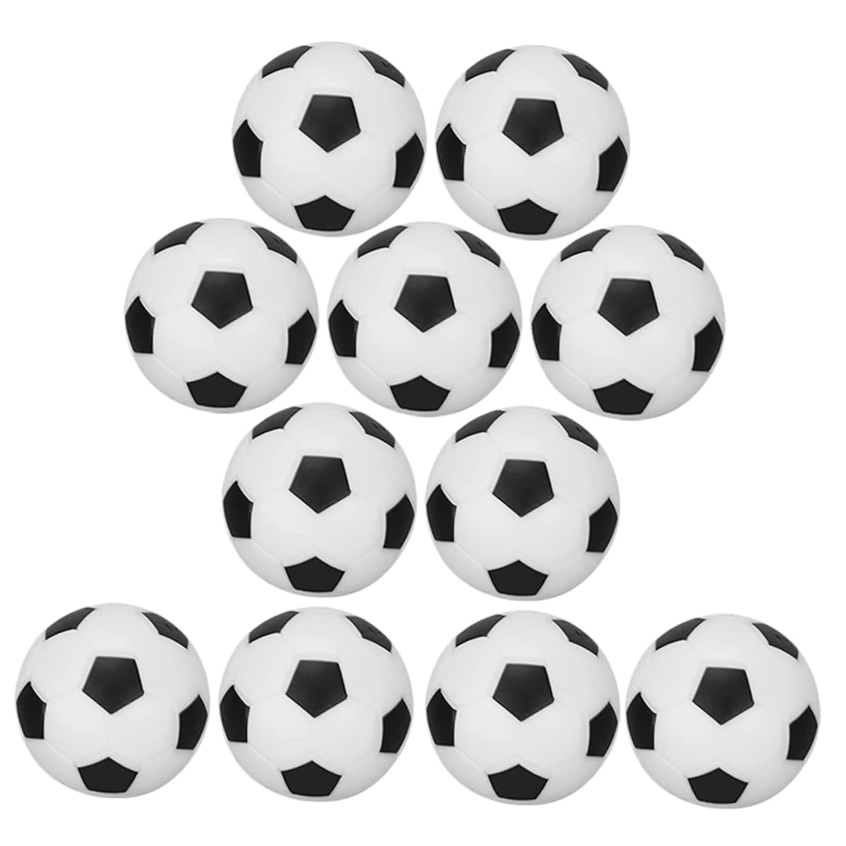 KICHOUSE 30pcs Mini Soccer Ball Toys Boys and Girls Football Set Abs Material Decorative Miniature Soccer