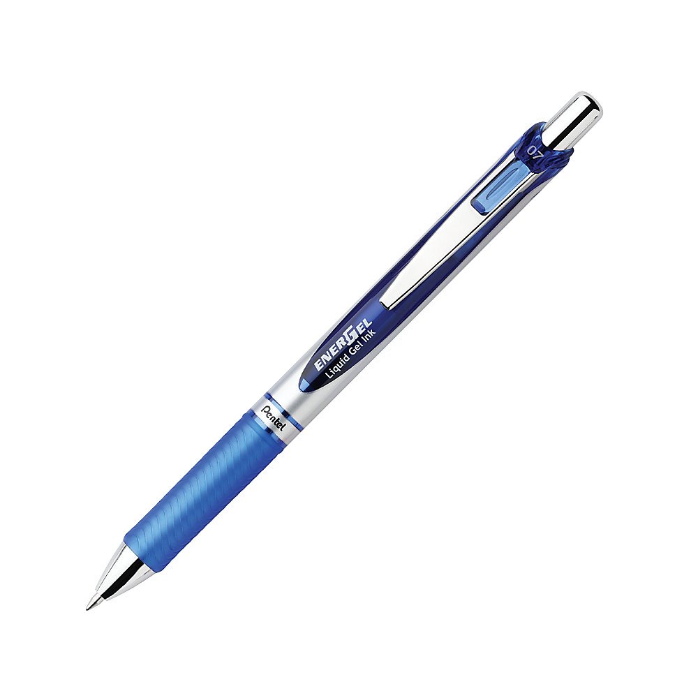 12 X Pentel Gelschreiber BL77 0,35 blau BL77-C