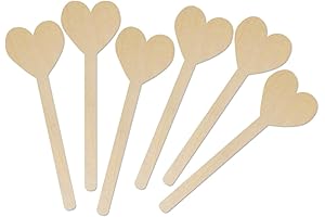 Hygloss Heart Popsicle Sticks: Art, Crafts, and Valentine's Day Fun