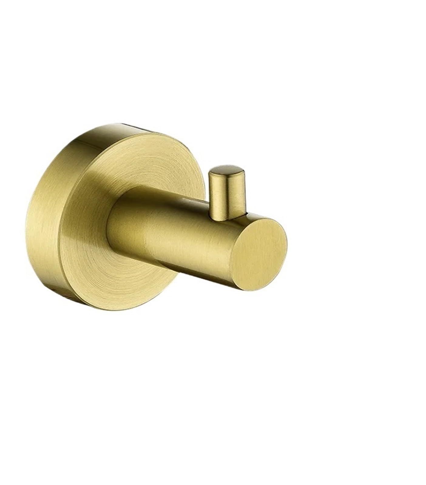Tyuhduyur Bathroom Hardware Bathroom Accessories Towel Rack Shelf Paper Holder Chrome Plated Toilet Brush Holder Towel Robe Hook Fashionable(Towel Ring) (Hook)