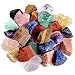 UFEEL 1 Pound Bulk Rough Madagascar Stones Mix Natural Raw Crystal Stones for Tumbling, Fountain Rocks, Decoration, Polishing, Wire Wrapping, Crystal Healing - Large 1 inch