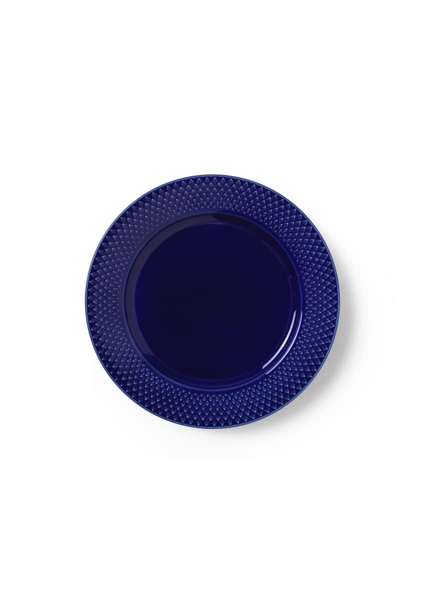 Lyngby Porcelæn Lunch Plate Diameter 23 cm Rhombe Colour Mix & Match Porcelain