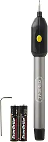 General Tools Caneta de gravação sem fio para metal – Ferramenta de gravura com ponta de diamante, brinquedos, artigos esportivos e presentes de vidro
