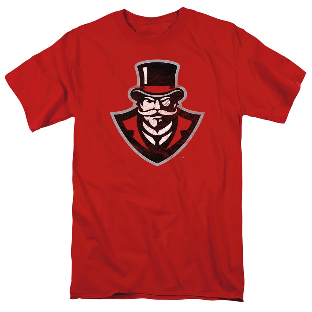 LOGOVISION Official Collegiate Distressed Primary Logo Adult T-Shirt Collection — view 184
