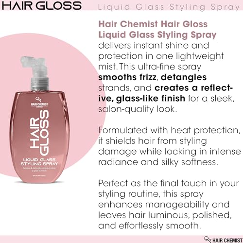 Hair Chemist Hair Gloss Liquid Glass Spray 8 oz. miniatura 4
