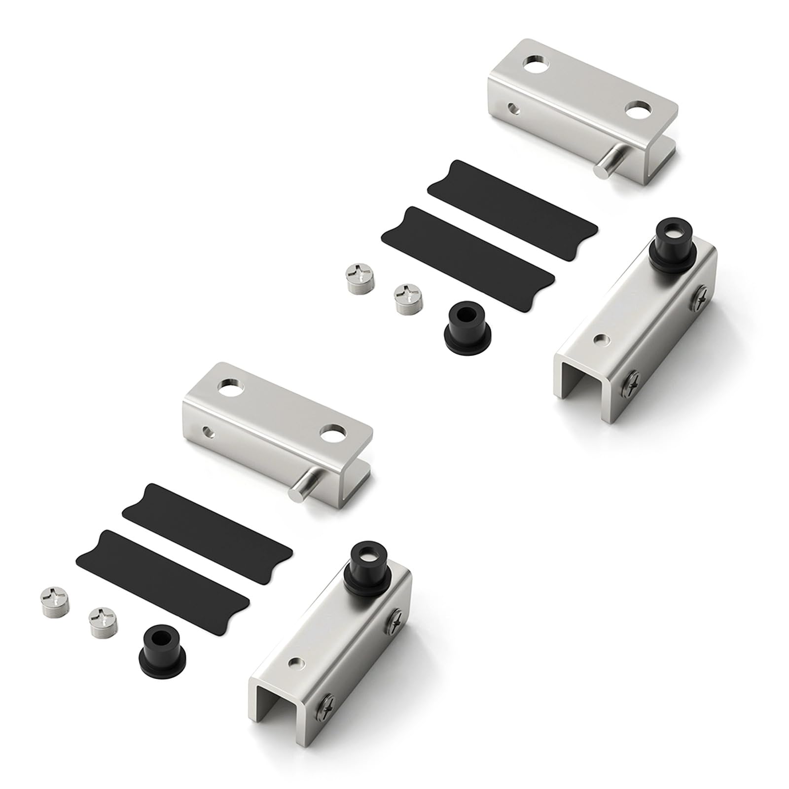 Type Kitchen Cabinet Hinges, Rustproof Stainless Steel, Quiet Buffer, Smooth Operation of Heavy Doors, Rustproof Hardware, Bathroom Cabinet, Child Safe