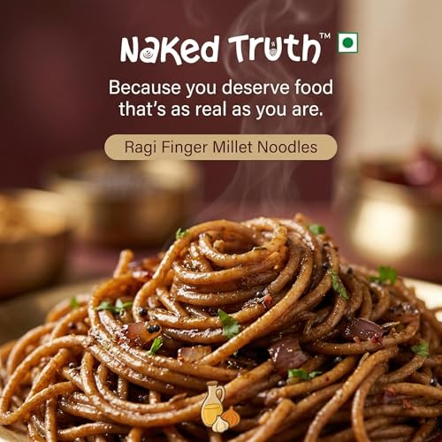 Image of Naked Truth Millet Noodles | Instant Whole Grain Millet Noodles | Healthy & Delicious | Easy-to-Cook Noodles for Snacks, Lunch & Dinner