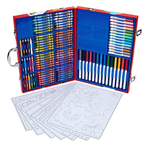 Crayola 042925 Pokémon Imagination Art Set (115Pcs), Kids Art Kit thumb #1