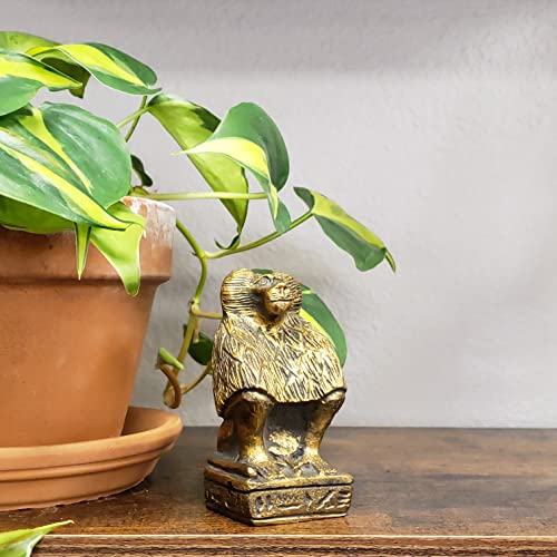 Estatua de Dios Egipcio Babi - Figurilla de Babuino miniatura 7