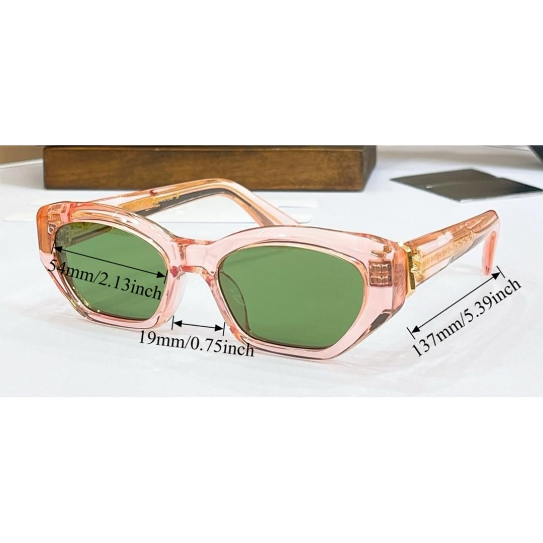 Gafas de sol con montura gruesa de acetato y protección UV400.