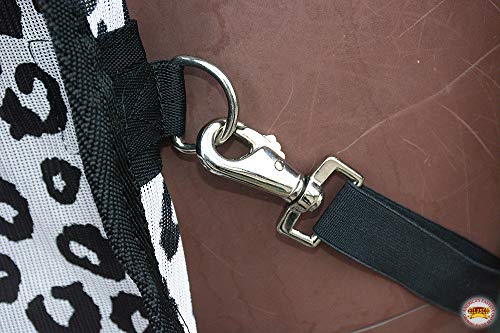 Image of HILASON Horse Fly Sheet UV Protect Breathable Mesh Bug Mosquito Spring | Summer Horse Rug | Fly Rug