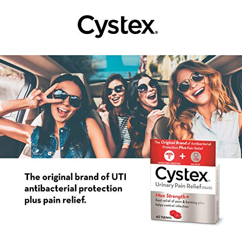 Cystex Urinary Pain Relief Tablets | Fast UTI Treatment | Controls Frequent Urination | Keeps Urinary Tract Infection from Worsening | 40 Tablets | Pack of 1 - Thumbnail 3