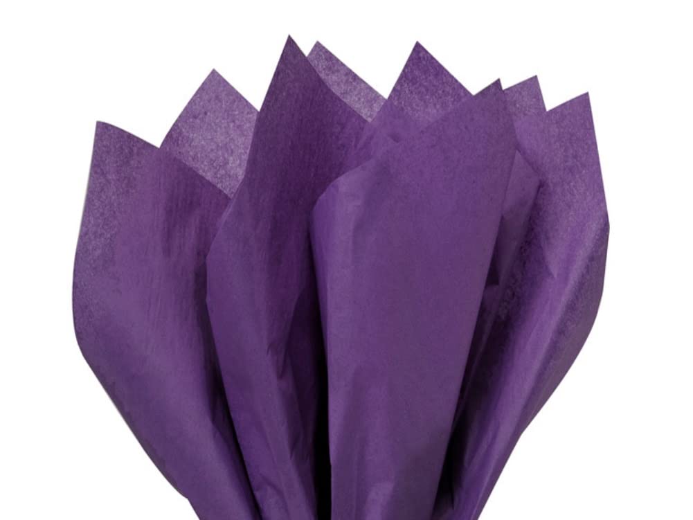 Mustbebonkers Purple Tissue Wrapping Paper Sheets - 16Gms - Acid Free - 50X75 Cm (, 240)