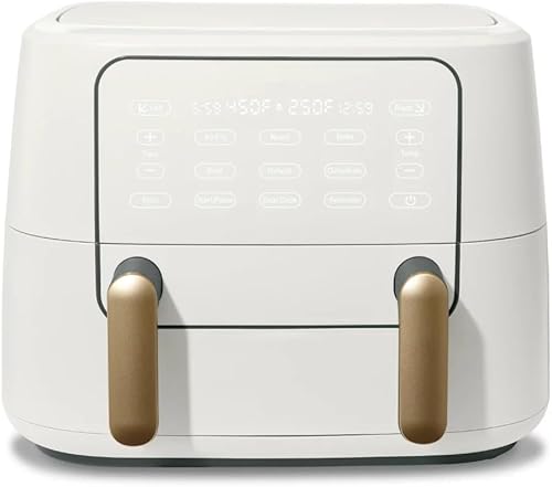 Freidora de aire con pantalla táctil, freidora de aire digital con pantalla activada por tacto, utensilios de cocina de Drew Barrymore (9 cuartos de