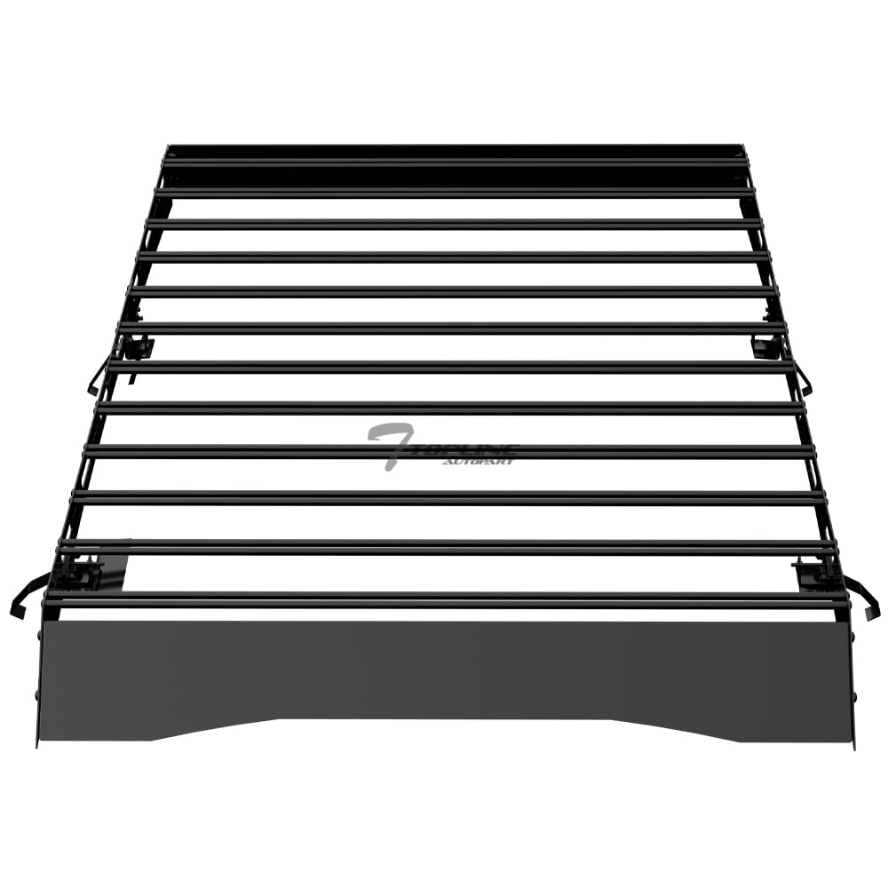 TLAPS 7422440646618 Compatible with 2019-2023 Acura RDX Black Modular Window Frames Roof Rack Cargo Basket Luggage Carrier with Wind Fairing
