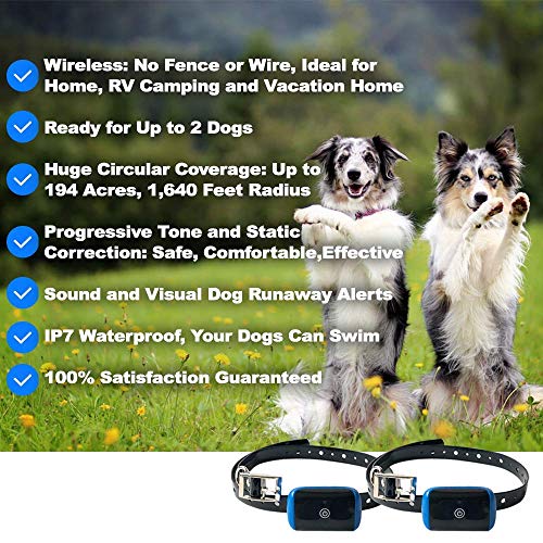 okpet wireless dog fence