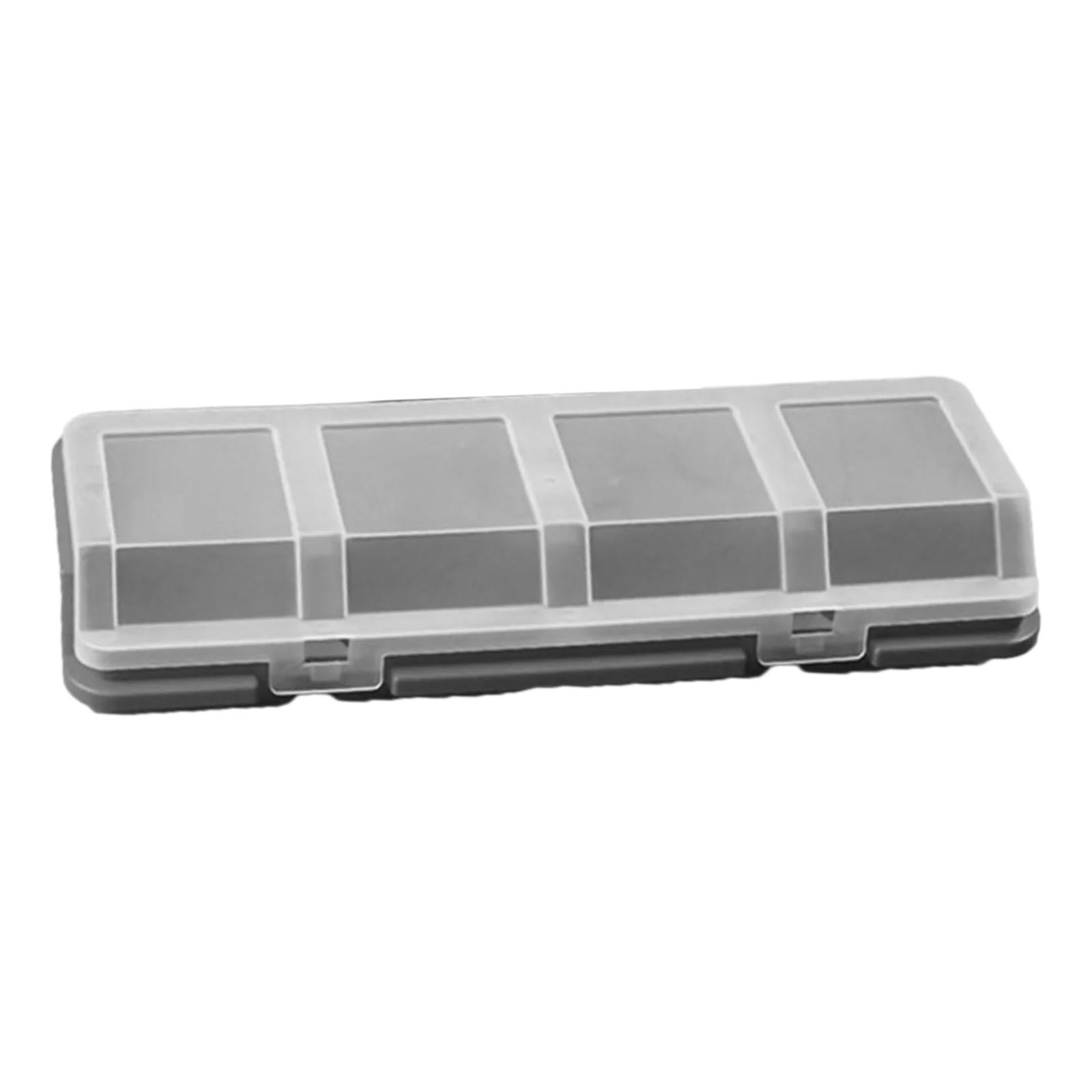 Kalttoy Gray Tool Box Hardware Storage Organization Small Part Case Container Divider Organization For Organizing Screws Nut Bolt Multi Compartment Tool Storage Case