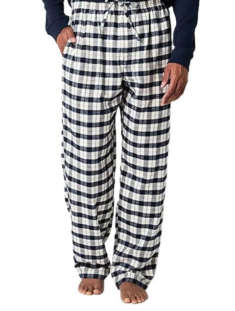 St. John's Bay Men's Fleece Pajama pants. Polar Bear Plaid Medium