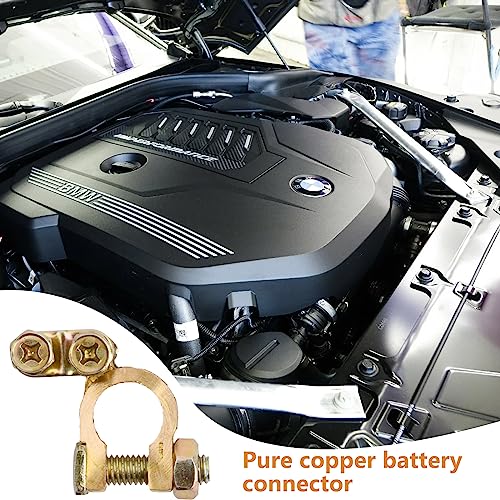 Anseom 3 Paia Terminali Batteria Rame per Auto