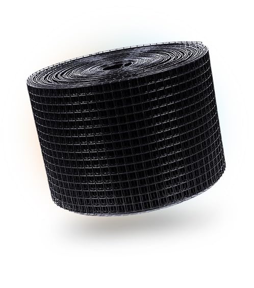 Rotak Critter Guard PRO | 8in x 100ft Solar Panel Bird Prevention Roll | Heavy Duty Galvanized Black PVC Coated ½ inch Wire Roll Mesh