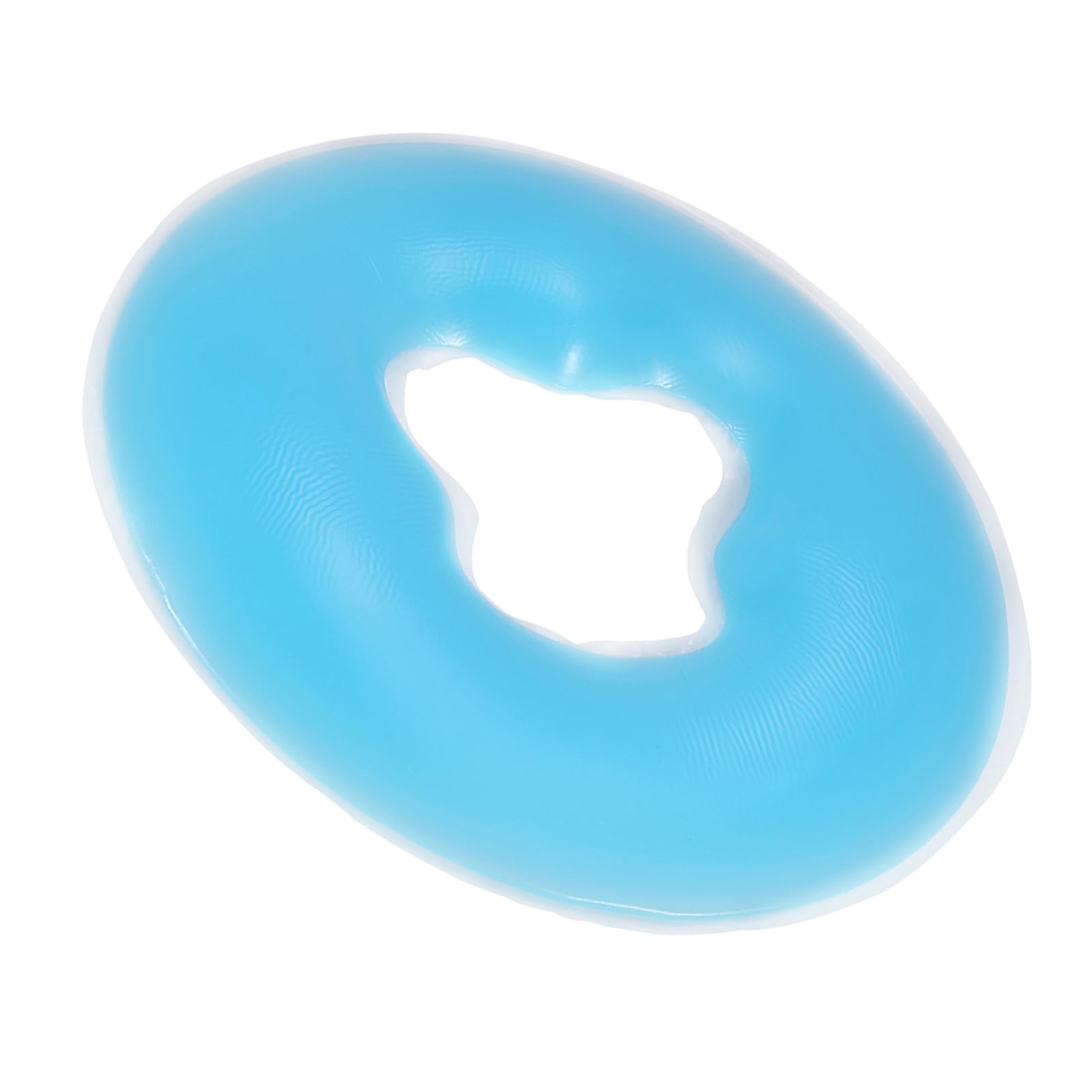 Almohada de Masaje Facial de Silicona con Gel Suave - Cojín Ergonómico para Mesas de SPA, Belleza y Oficina - Almohadilla Facial para Terapias de Relajación y Cuidado de la Piel (Color Azul)