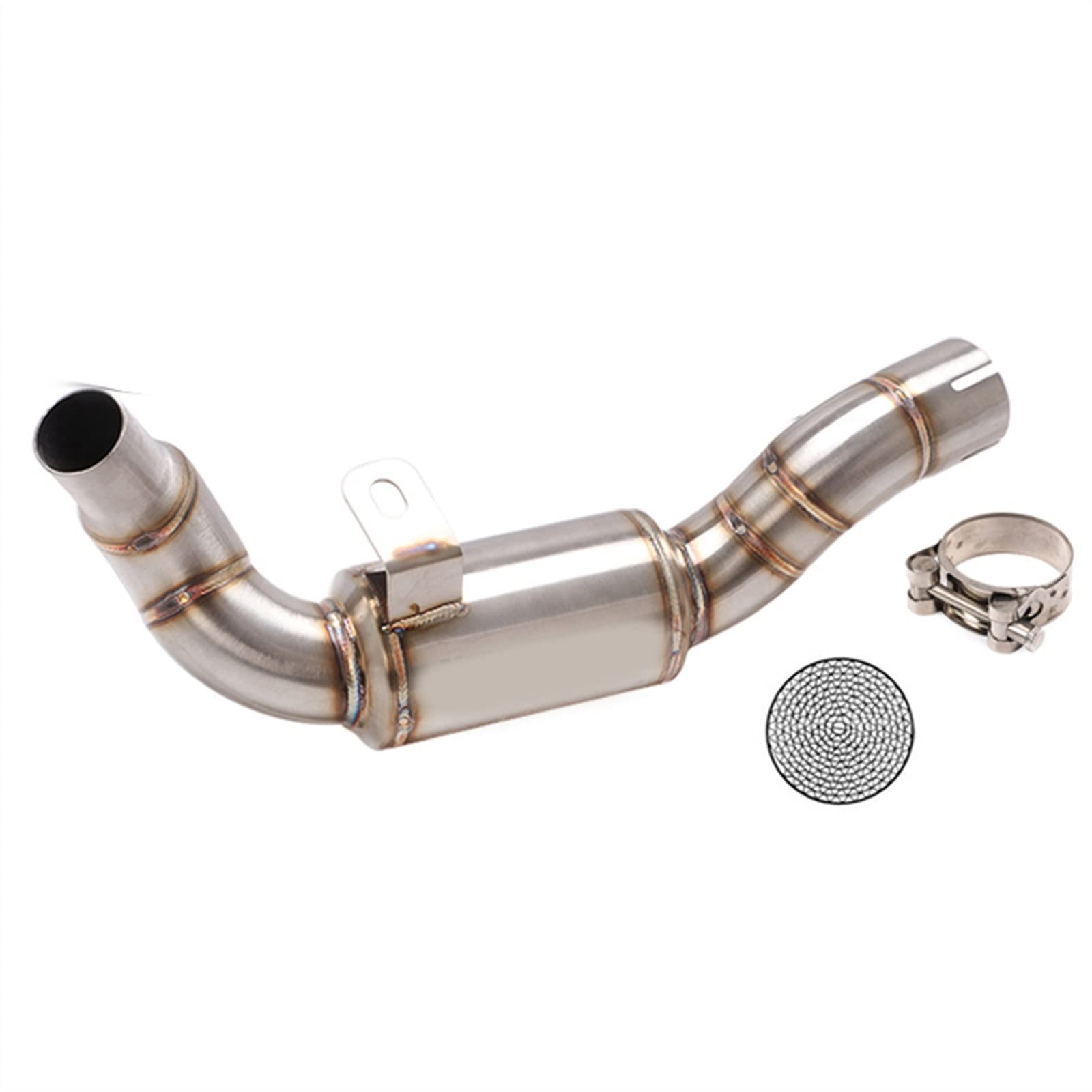 Slip On Per Benelli 502 C 502C Moto Catalizzatore Elimina Metà Di Collegamento Tubo Eliminator Sistema Scarico Avanzato Fuga Marmitta