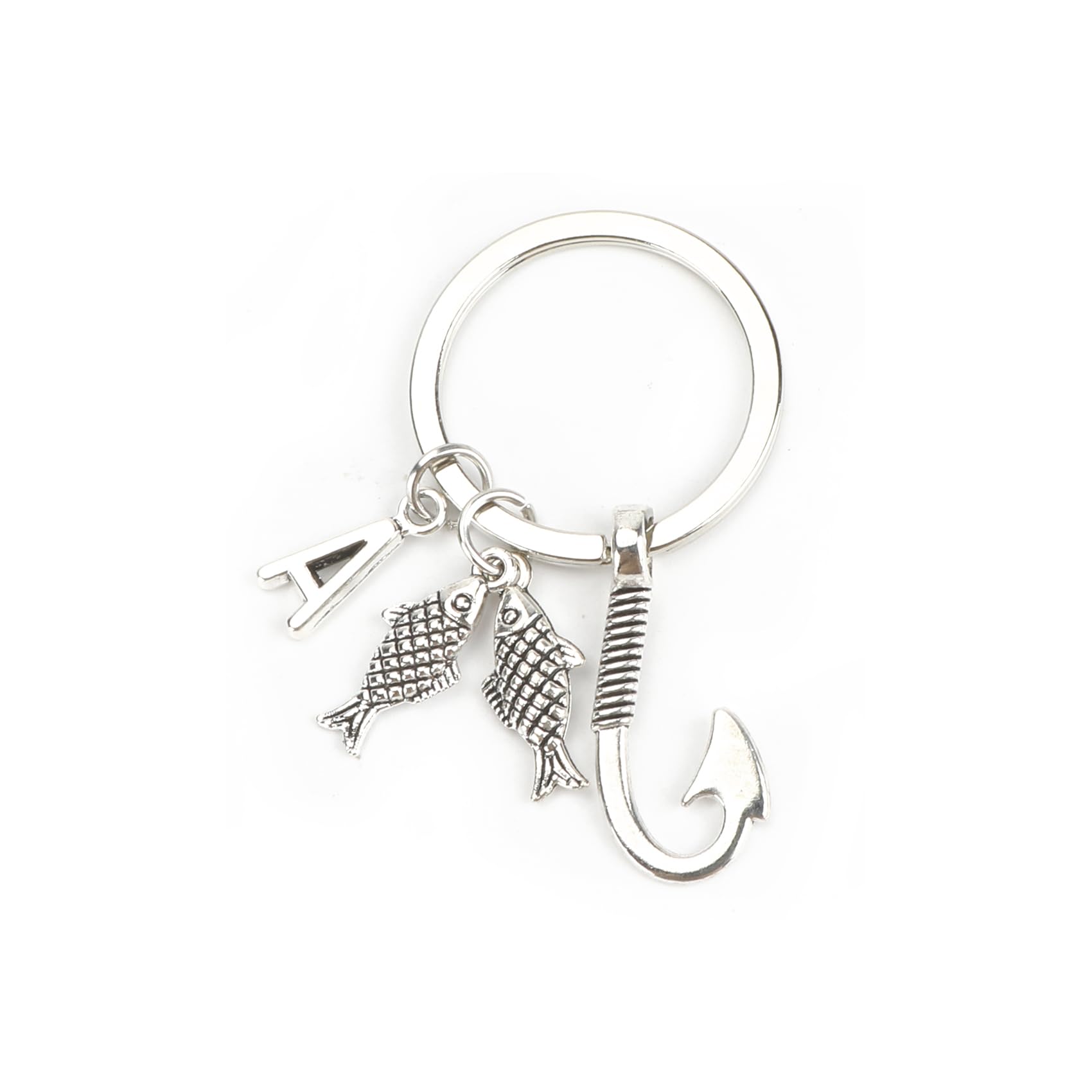 BAMAY Acciaio Inossidabile Veicolo Moto Auto Portachiavi Argento Placcato Oro Bus Bicicletta Portachiavi per Donna Ragazza Charms (Argento Placcato 105