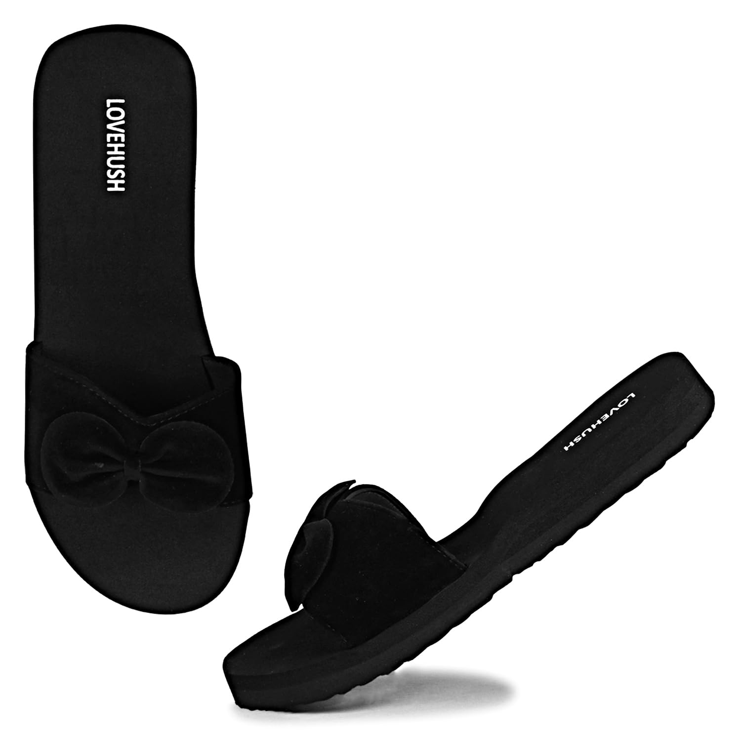 LOVEHUSH Doctor Slipper for Women | Orthopedic, Diabetic, Pregnancy | Soft Doctor Anti-Skid Slipper for Women |Slides, Flip-Flops, Slippers, Chappals | For Ladies and Girls SL10-BLACK-3 (B0D47QHS1H) Amazon Price History, Amazon Price Tracker