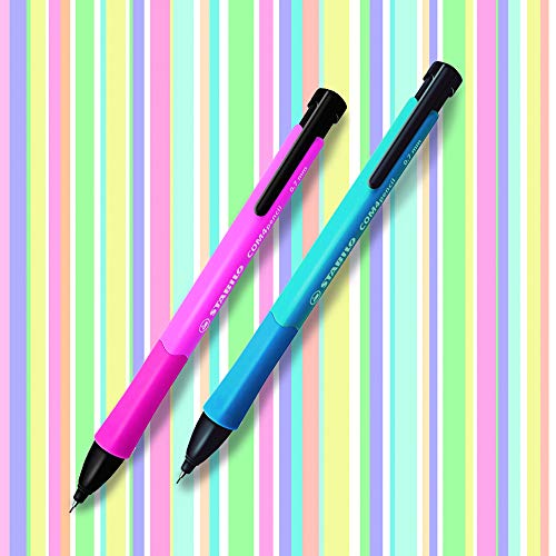 Lapiseira COM4pencil 0.7mm Rosa - Stabilo