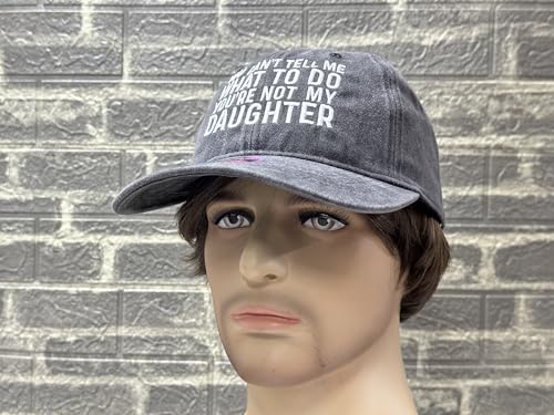 Image of Embroidered Adjustable Baseball Hat for Men Women, Washed Cotton | Premium Embroidery Design, Adjustable Metal Buckle Closure, Simple Lifestyle Wear
