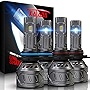 KATANA 9005 9006 LED Headlight Bulbs,32000LM 140W 6500K Extremely Super Bright HB3 HB4 LED Bulbs All-in-One Conversion Kit of 2 Halogen Replacement
