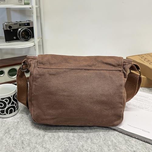 AFGWK Vintage Canvas Messenger Satchel