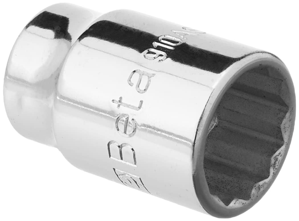 Beta 9100208 Model 910 AS19/32 Bi-hex Hand Sockets, 3/8 Drive, 19/32af, White