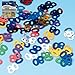 Produktbild tib 15109 farbige Zahl 80 Deko-Konfetti, Fassungsvermögen 15 g, Mehrfarbig, Einheitsgröße