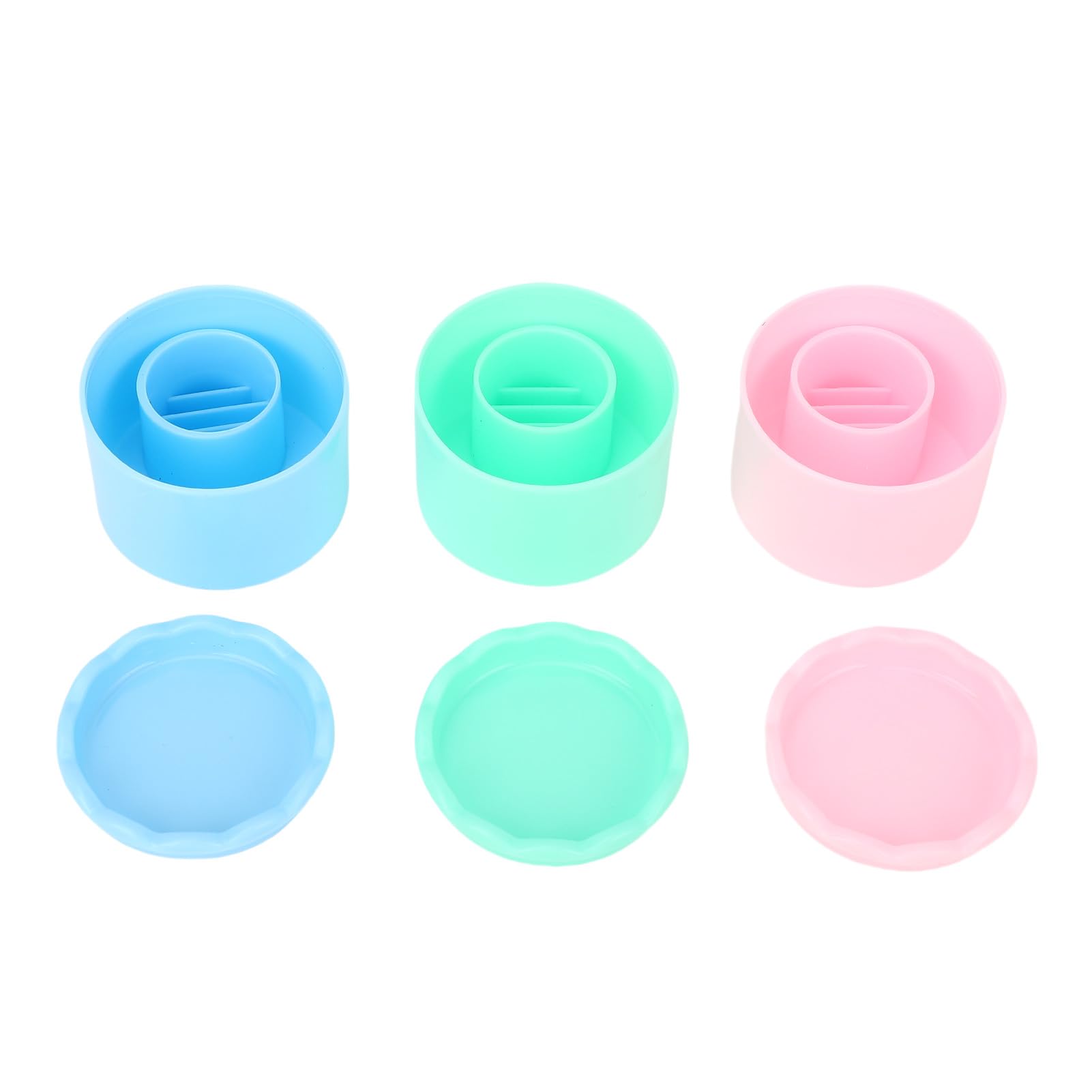 Nail Brushes Washing Cup Portable Leakproof Nail Art Pen Cleaning Cup with Lid for DIY Manicure