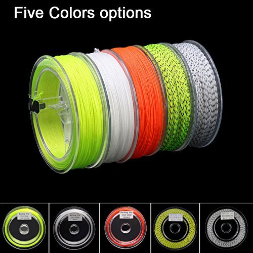 Aventik - Sedal Trenzado para Pesca con Mosca, 100 m, White+Black,30LB