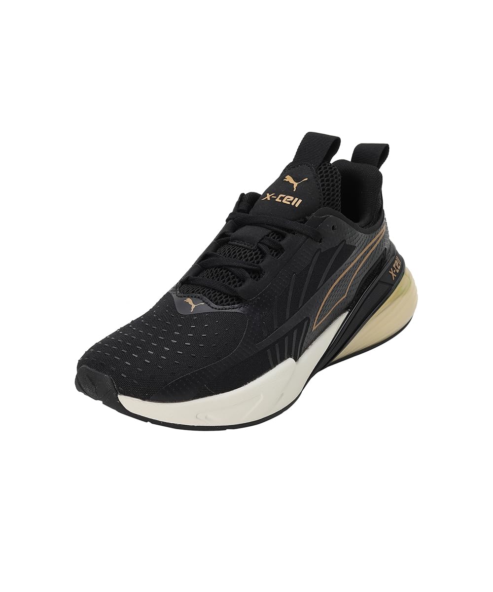 Puma Womens X-Cell Action Molten Metal Black-Gold-Warm White Running Shoe - 6 UK (37880401) (B0CBPXSCM7) Amazon Price History, Amazon Price Tracker