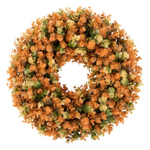 20 U'Artlines Faux Autumn Eucalyptus Fall Wreath 9.49 + Free Shipping w/ Prime or on 35+ + 50% Off Code K9Y6FMLB - image 1