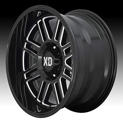 XD Series XD850 20x9 5x5\" +0mm Black/Milled Wheel Rim 20\" Inch