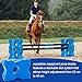 Silipull 4 Pcs Jump Blocks for Horses, 15.75 x 11.8 x 5.6 Inches Pets Jump Block Training Enhances Equestrian Practice Equipment for Equestrian Enthusiasts Education Obstacle Practice, Riding Clubs