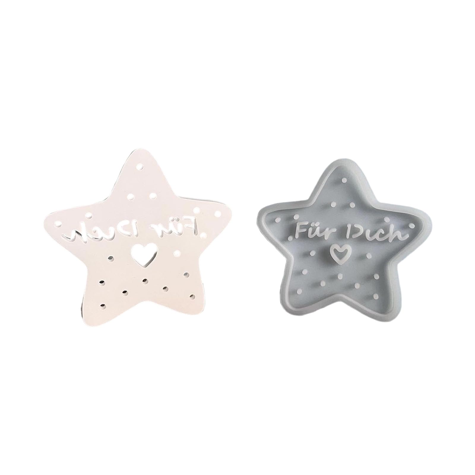 OSNIYAW Star Shaped Frame for Craft Projects, Decorative Luminous Candle Making with Safe Quality Substance, Heat Resistant, Reusable Mould for Christmas Decoration