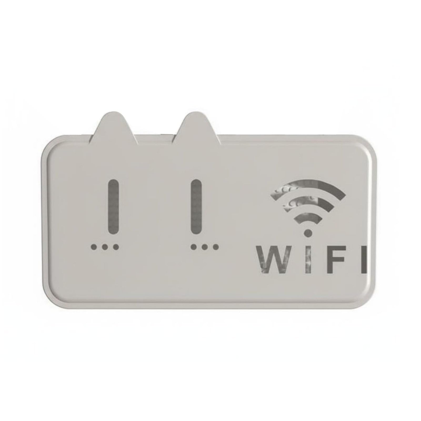 Drill-No-Drill Installation WiFi Router Storage Box Space-Saving Router Storage Box Multi-Functional Easy Assembly, Grey Cartoon|Consumer Electronics | TV, Video & Home Audio | TV, Video-image-23