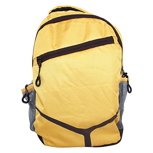 Buy Galaxy Enterprises Black & Yellow Nylon Backpack at Amazon.in