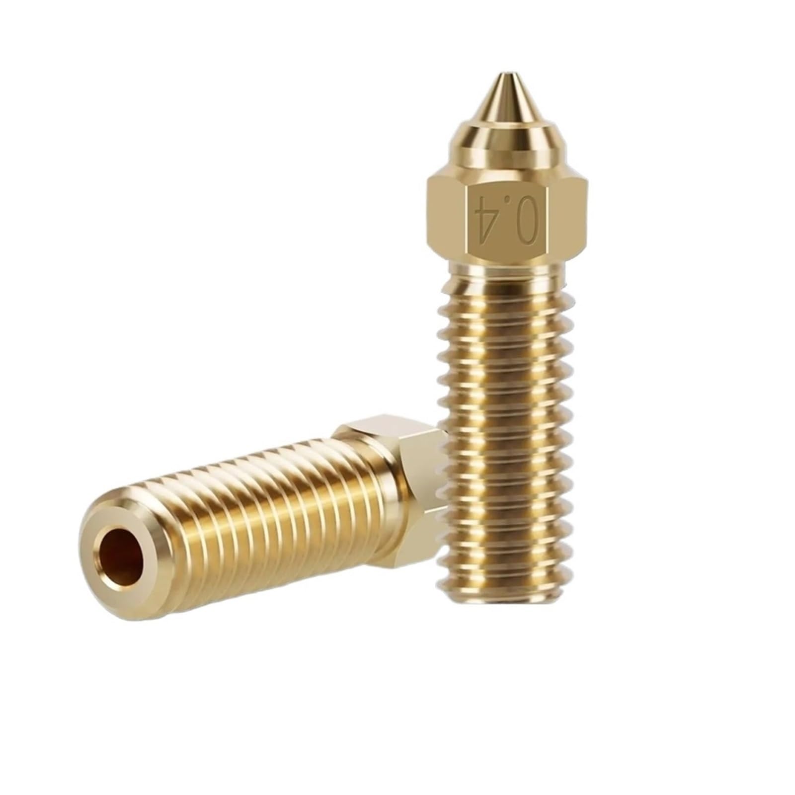 Ugello in ottone, compatibile con Creality, per K1 MAX CR-M4 | Ugello singolo in ottone per sostituzione o manutenzione ordinaria di hotend ed estrusore(5pcs K1 Nozzle)