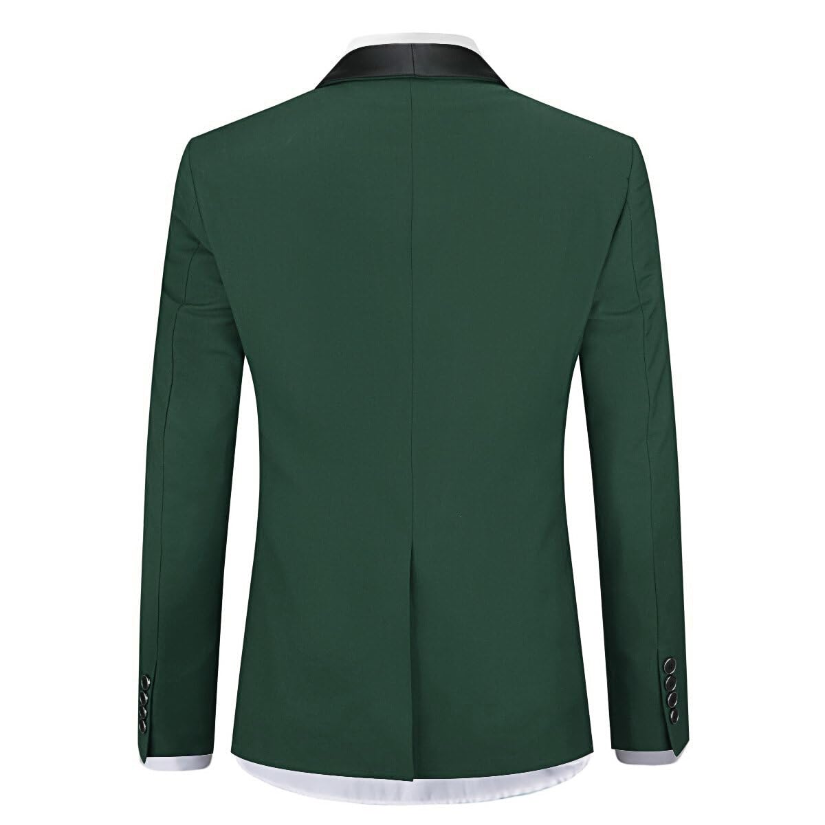 Sliktaa Tuxedo Une pièce à Châle Revers pour Hommes Coupe ajustée Élégante Classique Réunion d'affaires Mariage Bal Quotidien