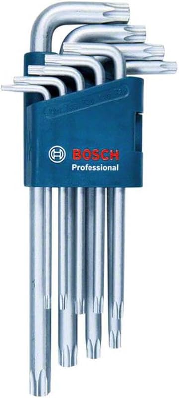 Jogo de Chaves Torx em L Bosch Professional com 9 Peças e Pontas Esféricas
