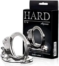 HARD - Algema Sensual Em Metal Reforçada Cromado REF:HA109MC