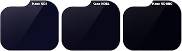 Kase Rear Lens ND 3 Filter Kit ND8 ND64 ND1000 3 6 10 Stop Dedicated for Sigma 14-24mm F/2.8 DG DN Art Lens for Sony E and Leica L Mount