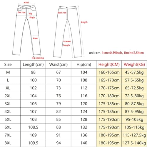 Men's Vintage Large Size Drawstring Wide Leg Denim Pants Cotton Casual Straight Jeans Trousers4